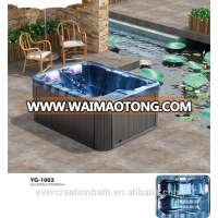 2017 hot sale small 3 persons Outdoor Whirlpool swim Swimming Spa tub