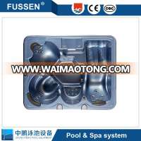 Swimming pool and spa equipment for spa pool and mini swimming pool