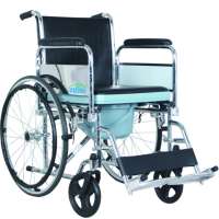 Price-off promotions wheelchair for rehabiliation therapy supplier wheel chair high configuration  with bedpan