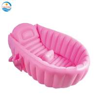 hot sale bathroom plastic inflatable bath tub spa portable baby bath tub infant bathtub