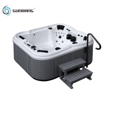 CE Approved freestanding outdoor soaking tub garden bathtub whirlpool