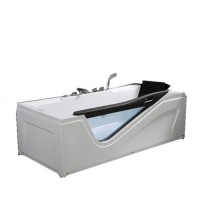 New Luxurious ABS Glass 2 Person Indoor Japan Sexy Whirlpool Massage Hot Bath Tub Spa Massage Bathtubs for big size