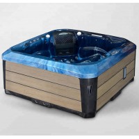 Large garden outdoor whirlpool two lounge hot tub for 5 persons